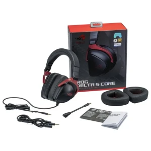 ASUS ROG Delta S Core | Bedrade Over-ear Gaming Headset 3.5mm Connector | RGB | Zwart