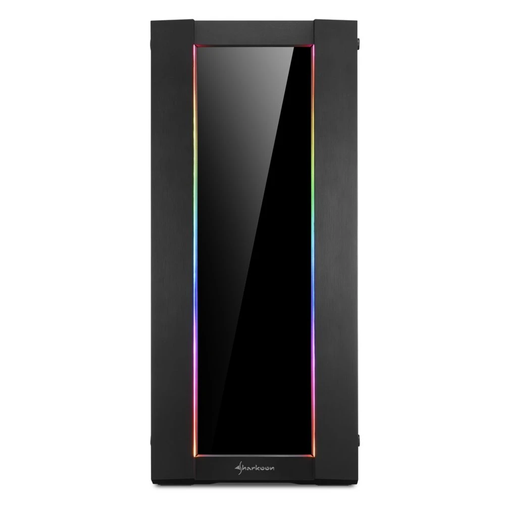 Sharkoon ELITE SHARK CA200G | Midi Tower Behuizing | Zwart - Afbeelding 2