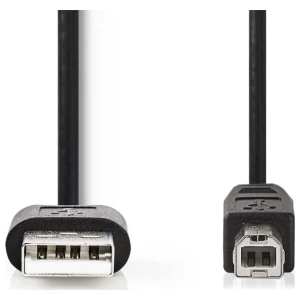 Nedis CCGT60100BK20 | USB 2.0 | USB-A naar USB-B | 2m | Zwart