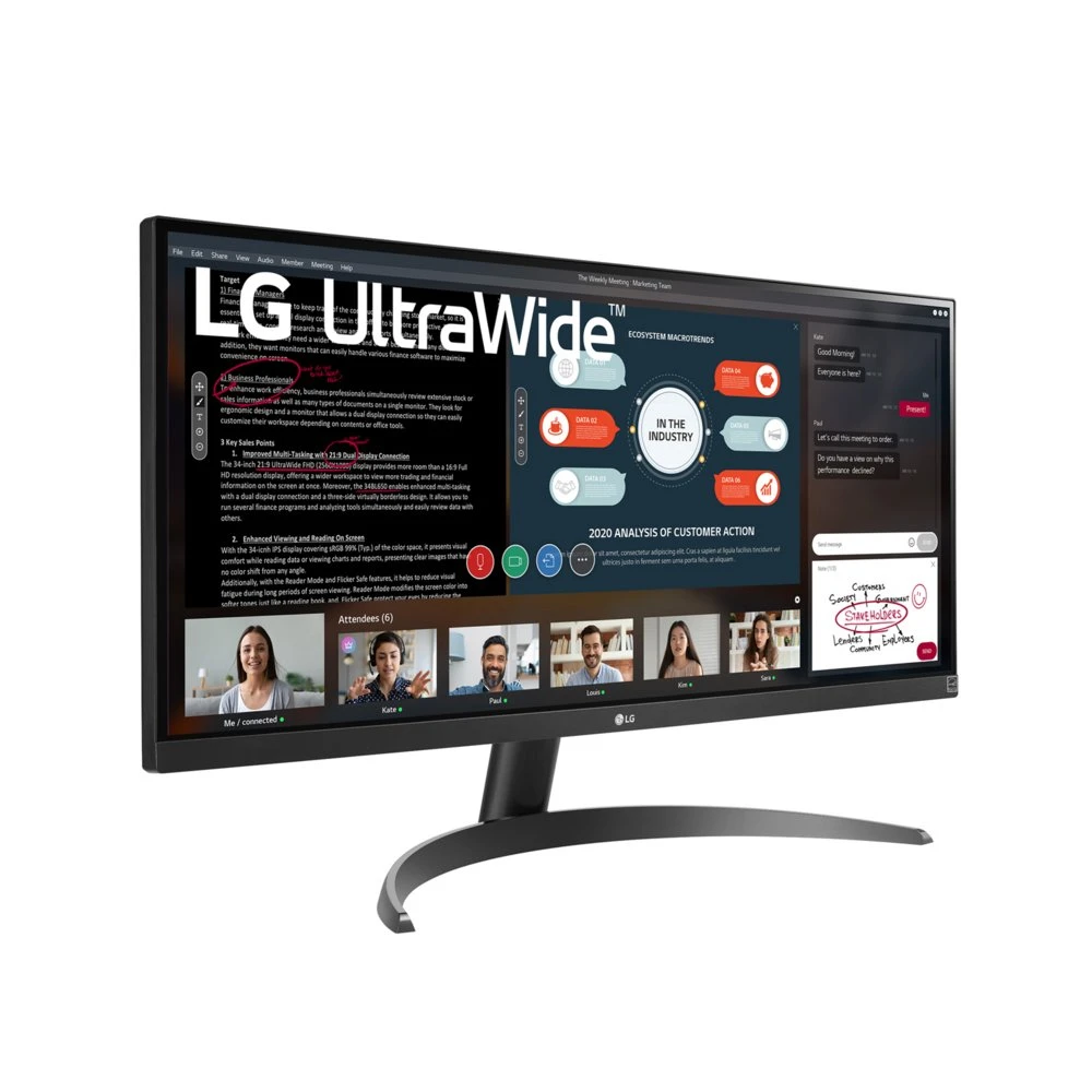 LG 29WP500-B 29" | 2560x1080 IPS | 75Hz | Ultrawide Monitor - Afbeelding 4