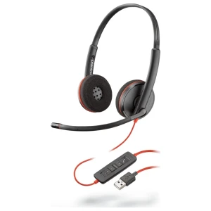 Poly Blackwire C3220 | Bedrade On-ear Stereo Headset | USB-A | Zwart