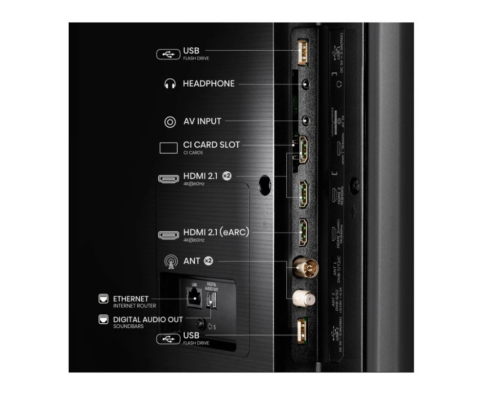 Hisense 50A79NQ | 50'' Ultra HD 4K | QLED Smart TV | Wifi | VIDAA | Local Dimming | HDR10+ | 60Hz - Afbeelding 2