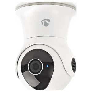 Nedis WIFICO20CWT | Wi-Fi Smart IP-buitencamera | Full HD 1080p | PTZ | Nachtzicht 15 m | Tweeweg-audio | IP65 | Wit