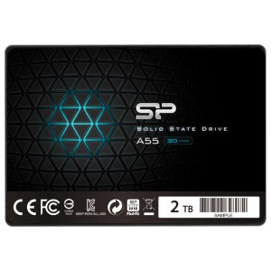 Silicon Power A55 | 2TB SATA SSD | 2.5'' | 500MB/s Lezen | 450MB/s Schrijven