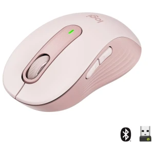 Logitech Signature M650 | Draadloze Muis | Rechtshandig | RF + Bluetooth | 2000 DPI | Roze