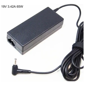 65W Adapter | Voor ASUS B400A | Center Pin (19V 3.42A) | Zwart
