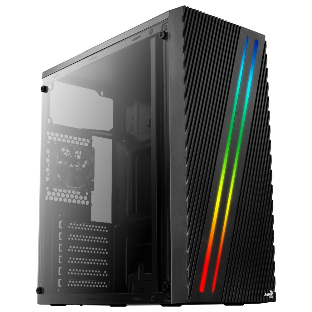 Aerocool Streak | MicroATX/Mini-ITX Behuizing | RGB Frontpaneel | USB 3.2 & 2x USB 2.0 - Afbeelding 4