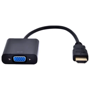 Gembird A-HDMI-VGA-04 | HDMI naar VGA Adapter | 0,15 m | Zwart