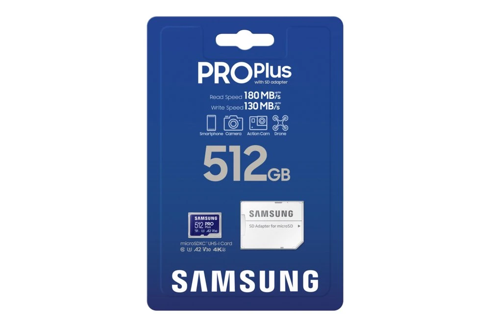 Samsung EVO Plus | MicroSDXC | 512GB | Class 10 | UHS-I U3 | Inclusief adapter - Afbeelding 8