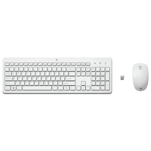 HP 230 | Draadloze Muis- en Toetsenbordcombo | USB | QWERTY | Wit