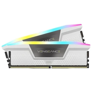 Corsair Vengeance RGB Wit | 32GB 2x16GB DDR5 | 5200MHz | DIMM | CL40 | Geheugenmodule | RAM