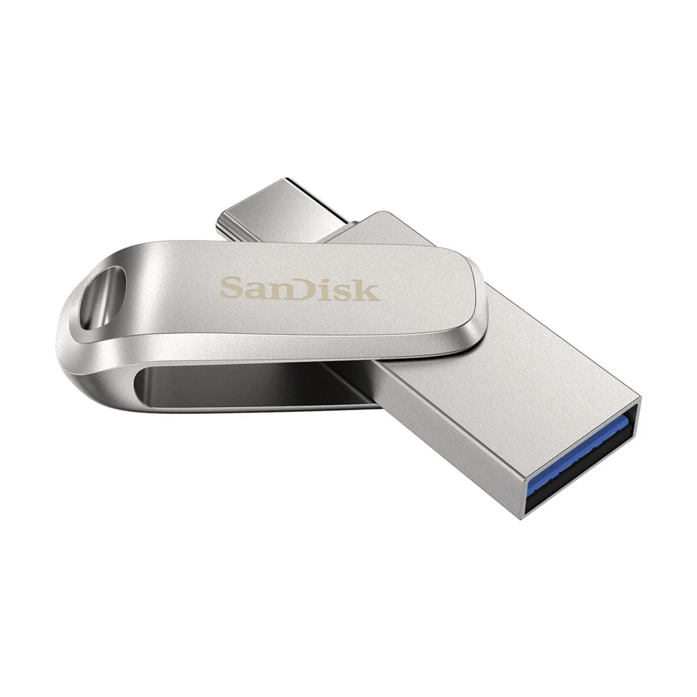 SanDisk Ultra Dual Drive | 1TB USB-C 3.2 & USB-A 3.2 Flash Drive | Roestvrijstaal - Afbeelding 3
