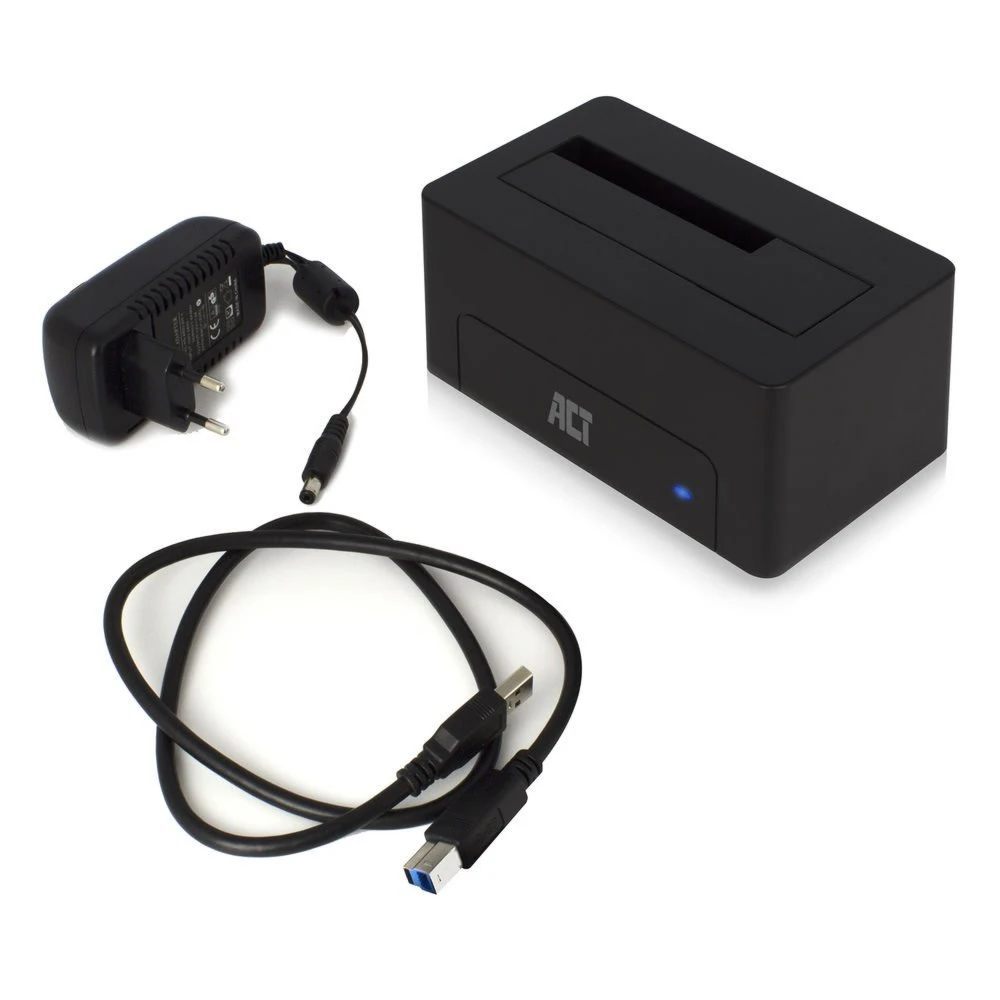 ACT AC1500 | SATA Docking Station | 2,5" & 3,5" HDD/SSD | USB 3.2 Gen1 (5 Gbps) - Afbeelding 4