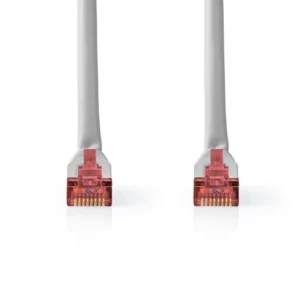 Nedis CCGL85220GY20 | Netwerkkabel Cat6 SF/UTP | 2 m | Grijs | RJ45 Male-naar-RJ45 Male