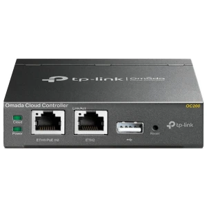 TP-Link Omada OC200 Cloud Controller | 2x 10/100 Mbps Ethernet | PoE Voeding | Zwart
