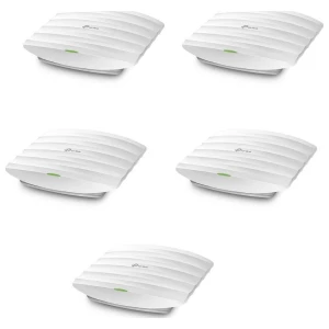 TP-Link EAP245 (5-pack) | WiFi 5 Access Point | 1750 Mbit/s | PoE (met Injector) | Inclusief Montagebeugels