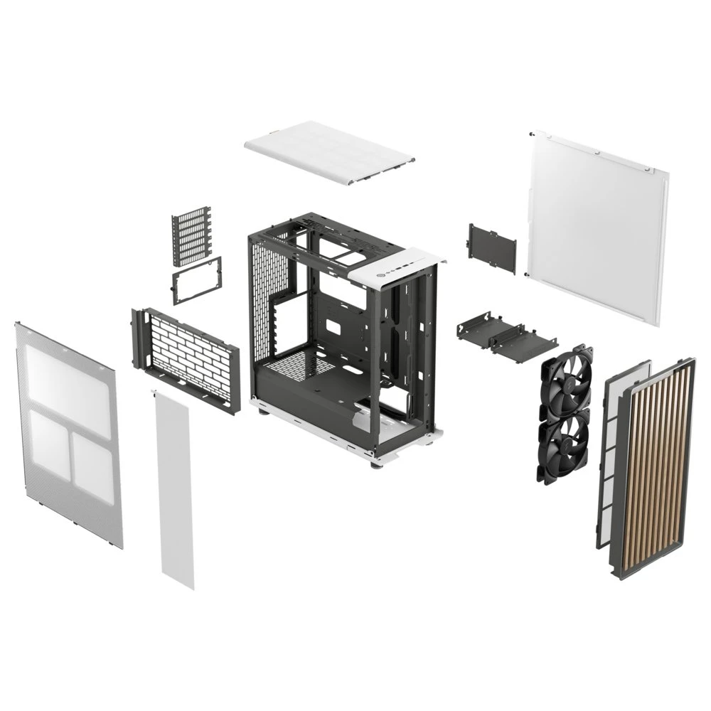 Fractal Design North Mesh | Midi Tower Behuizing | Wit - Afbeelding 8