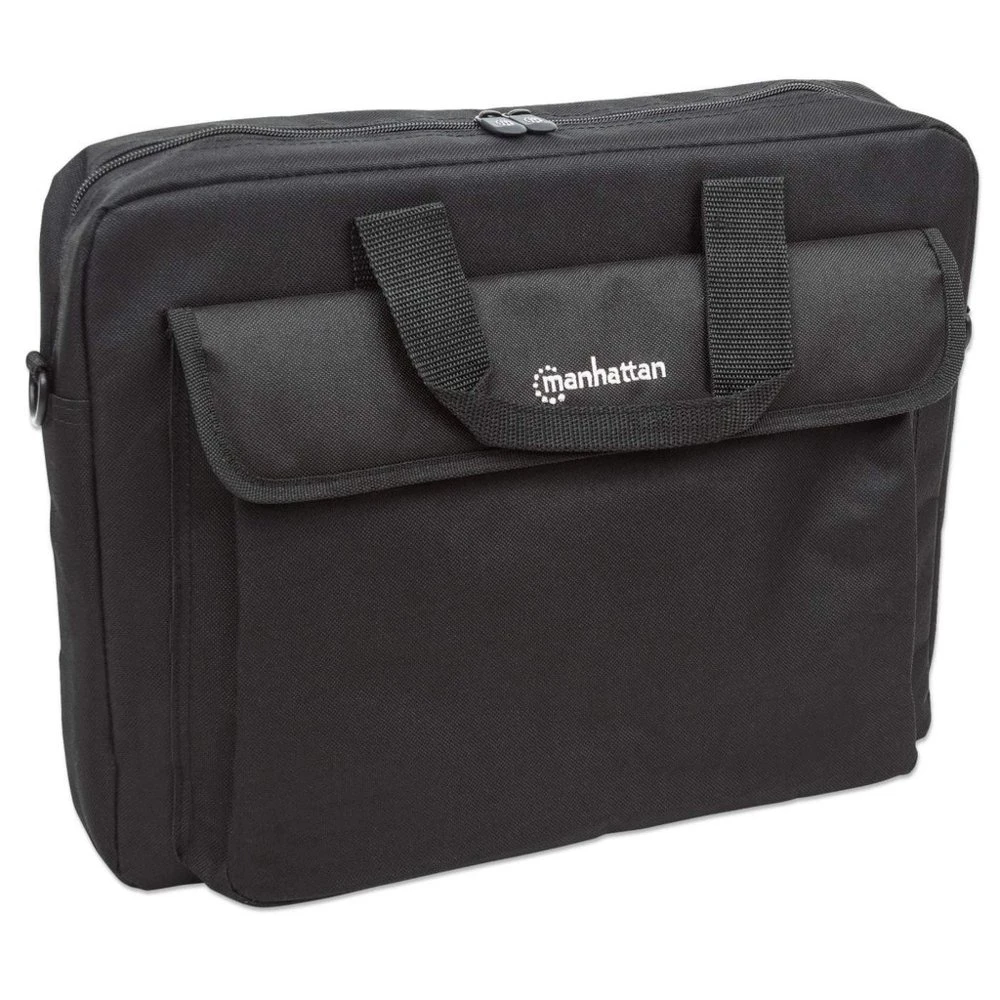 Manhattan London 15.6" Laptop Aktetas | Zwart - Afbeelding 2