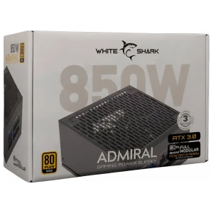 White Shark Admiral | 850 Watt Gold ATX 3.0 PSU | PCIe 5.0 | Power Supply | Voeding
