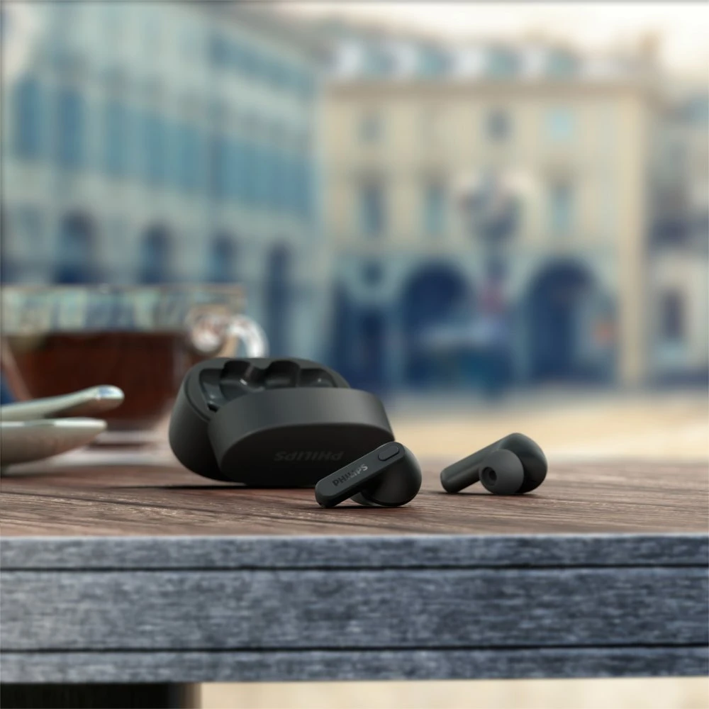 Philips True Wireless TAT2206 | Draadloze In-ear Headphones | Zwart - Afbeelding 8