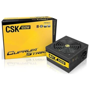 Antec Cuprum Strike CSK650 | 650 Watt Bronze ATX PSU | Power Supply | Voeding