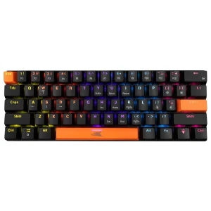 Baracuda DOLPHIN RGB 60% | Bedraad Gaming Toetsenbord | Red Switches | Anti-Ghosting | QWERTY | Zwart