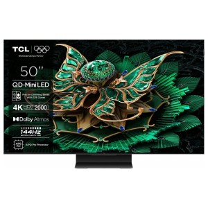 TCL 50Q7C | 50" 4K Ultra HD QD-MiniLED | 120Hz | Google TV | Dolby Vision | HDMI 2.1 | Smart TV