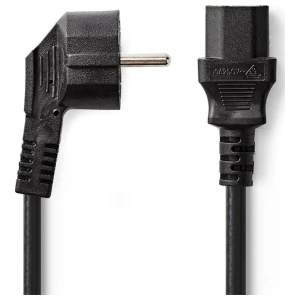 Nedis CEGT10000BK20 | Elektriciteitssnoer | 2 Meter | IEC 320 C13 Stekker | Zwart