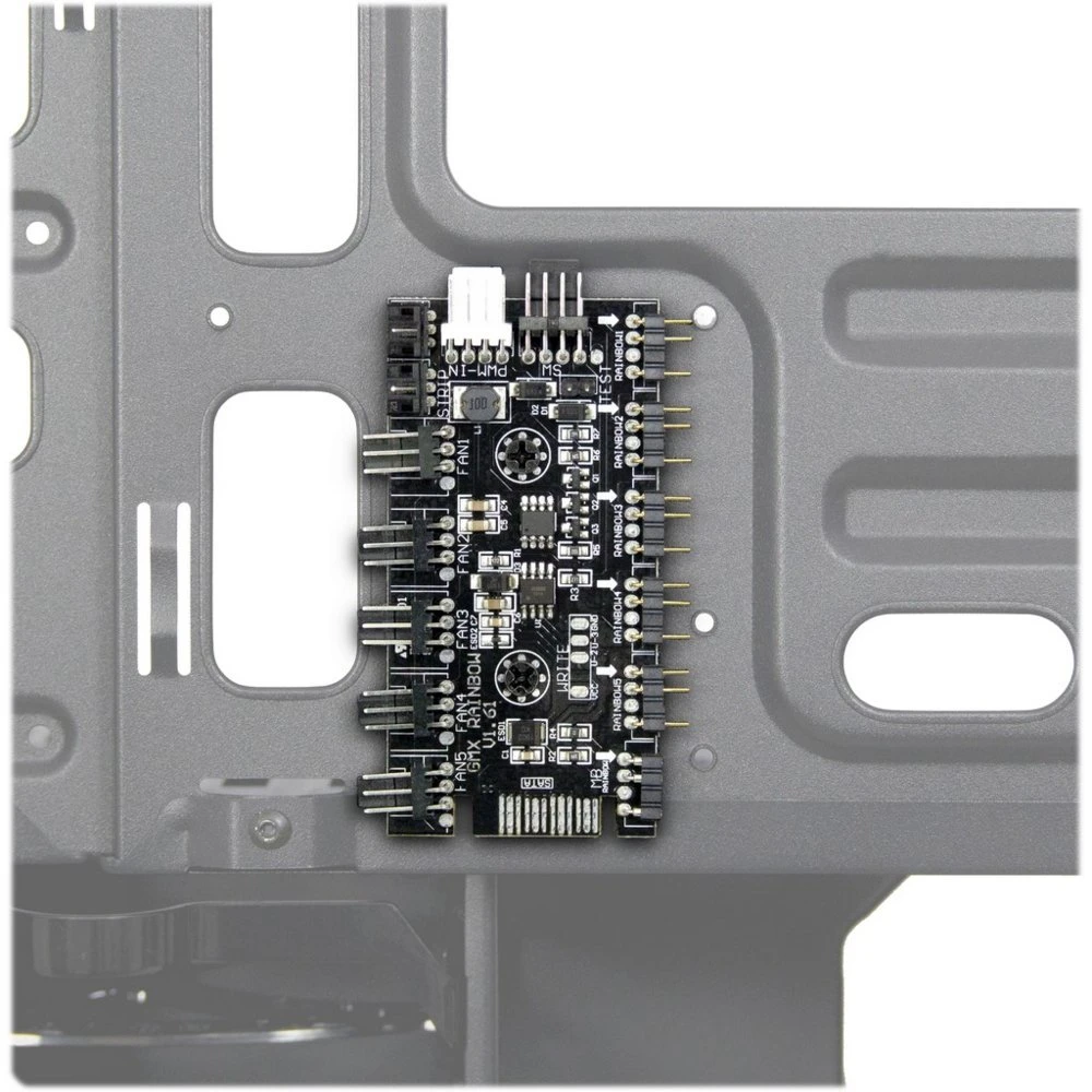 Inter-Tech X-608 Infinity | Micro Tower Behuizing | Zwart - Afbeelding 12
