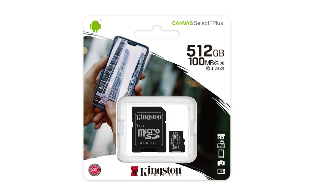 Kingston Canvas Select Plus | SDXC | 512GB | Class 10 | UHS-I U1 - Afbeelding 5