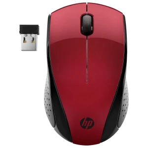 HP 220 | Draadloze Muis | Links- en Rechtshandig | RF | 1600 DPI | Rood