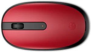 HP 240 Empire Red | Bluetooth Muis | Links- en Rechtshandig | 1600 DPI | Rood/Zwart