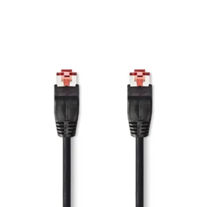 Nedis U/UTP Cat 6 Netwerkkabel | 1 m | Zwart