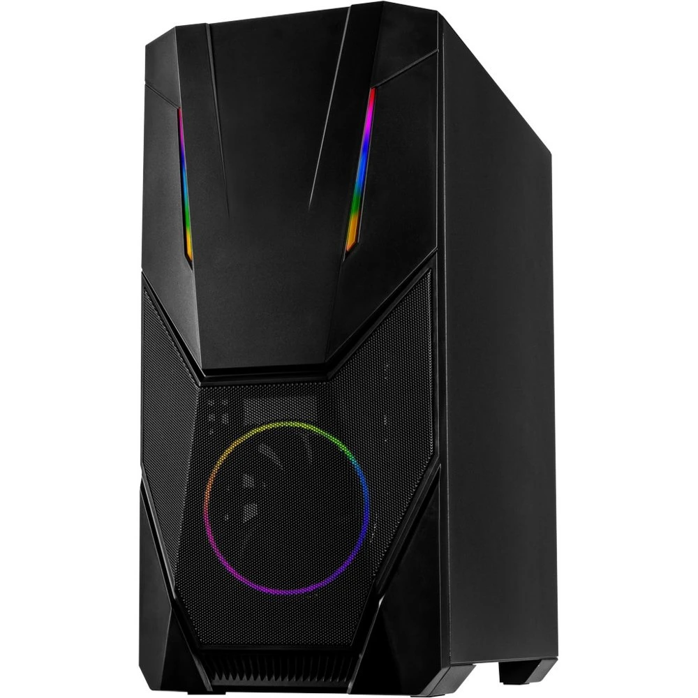 Inter-Tech IT-3303 Hornet RGB | Midi Tower Case | Zwart - Afbeelding 3