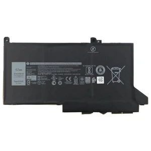 Notebook Batterij voor Dell Latitude 7280, 7290, 7480, 7490, 7380, 7390 | 11.4V | 42Wh | 3600mAh | LBDL149C-DV-H2