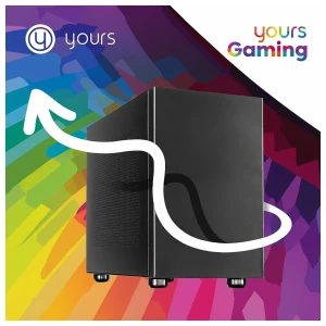 YOURS GAMING | Intel Core i5-14400F | NVIDIA GeForce RTX 5060 | 32GB RAM | 1TB SSD | W11 Professional