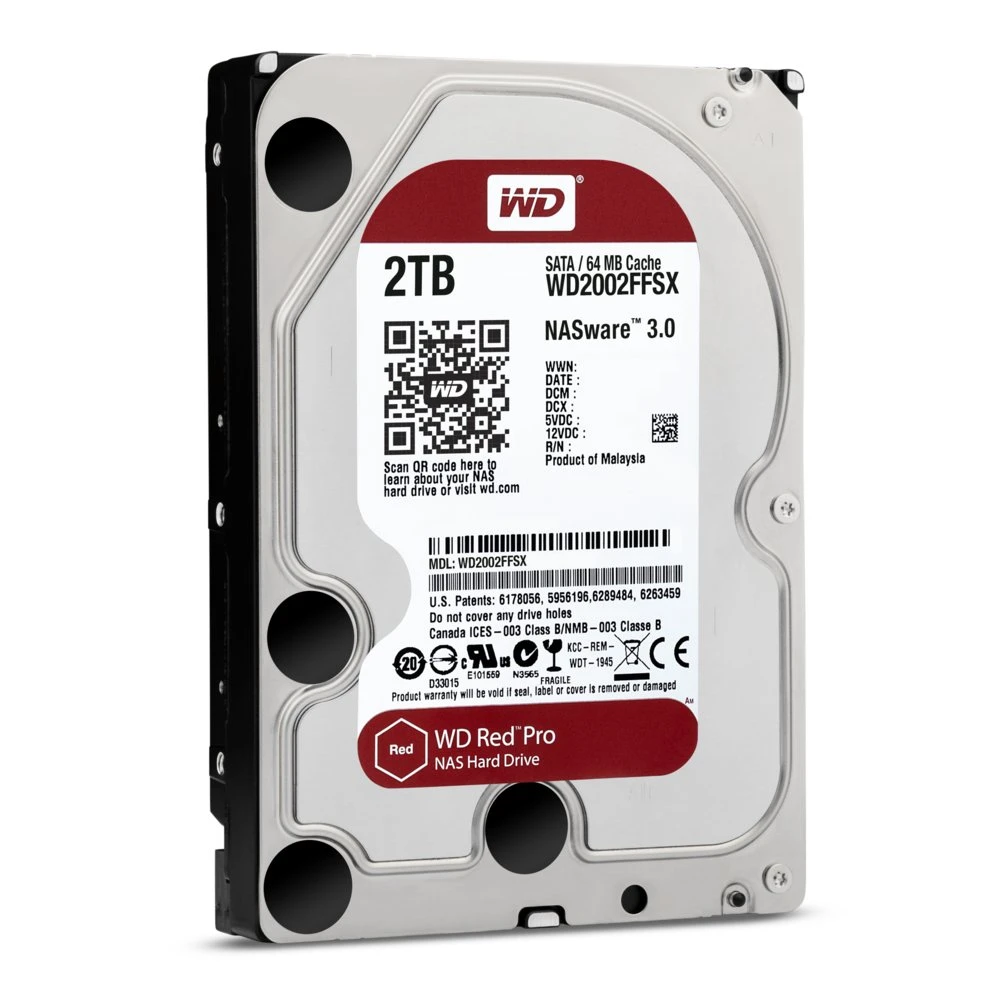 Western Digital Red Pro NAS HDD 3.5" | 2TB SATA III | 7200RPM - Afbeelding 2