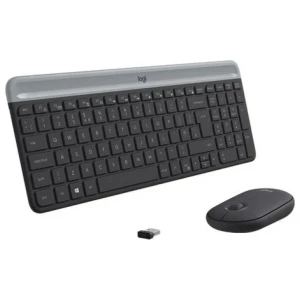 Logitech MK470 Slim Combo | Draadloze Muis- en Toetsenbordcombo | QWERTY