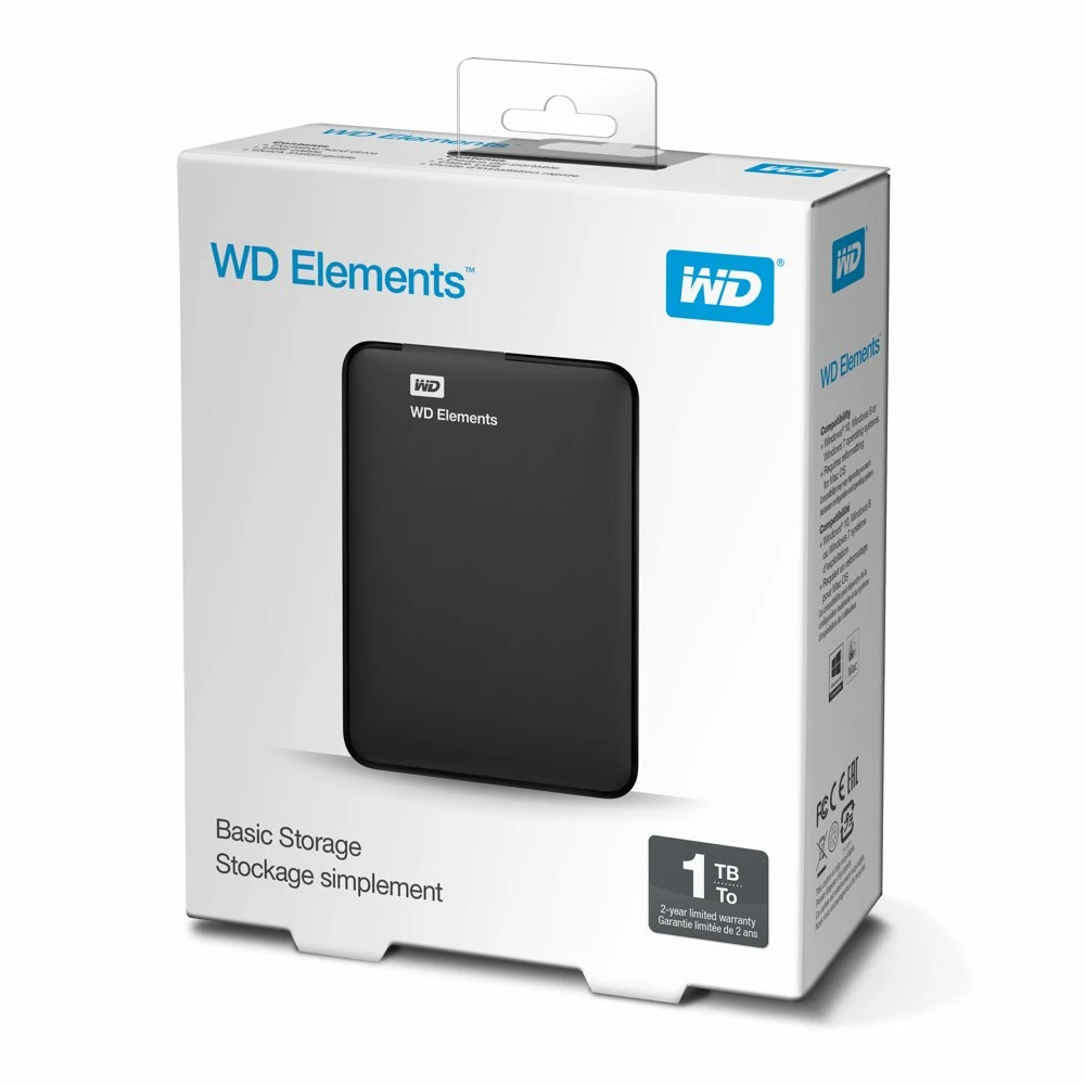 WD Elements Externe Harde Schijf | 1TB | USB 3.0 | Zwart - Afbeelding 6