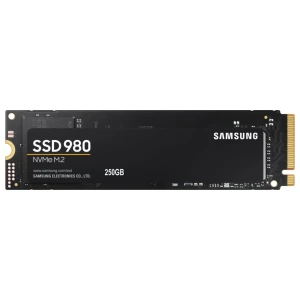 Samsung 980 | 250GB NVMe SSD | M.2 | Gen3 | 2.900MB/s Lezen | 1.300MB/s Schrijven