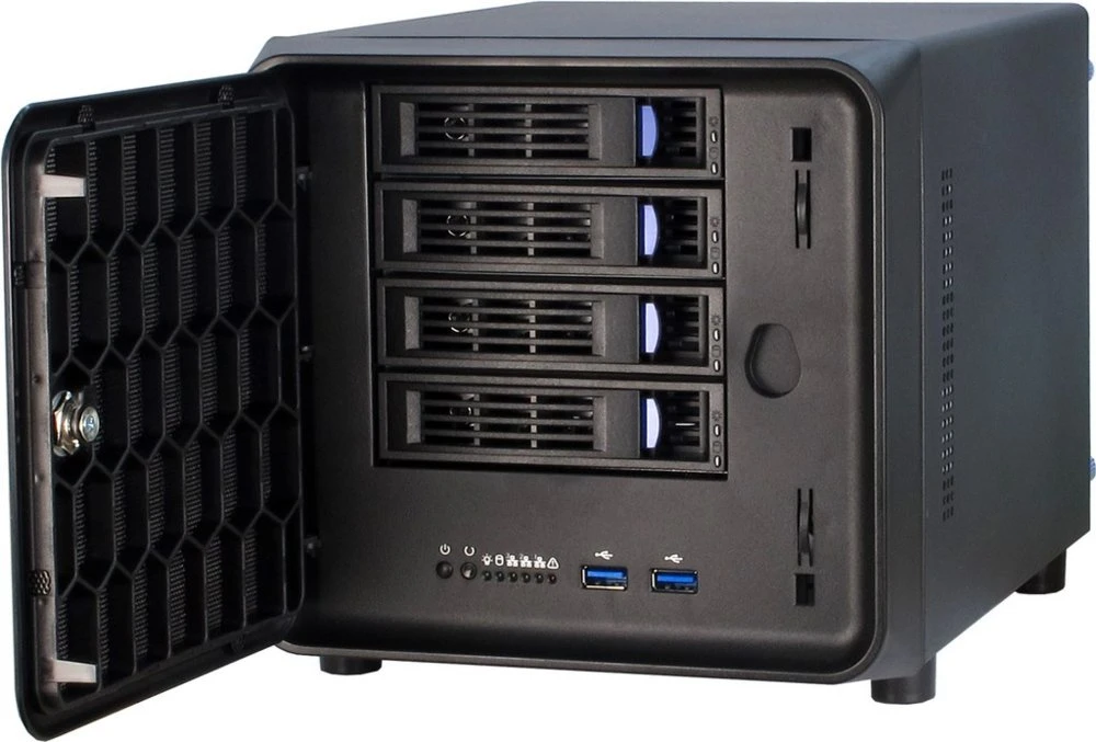 Inter-Tech SC-4100 | ITX NAS Case | Zwart - Afbeelding 2