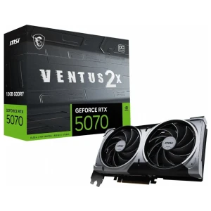 MSI GeForce RTX 5070 VENTUS 2X OC | 12GB GDDR7 | DLSS 4 | Videokaart | Nvidia GPU