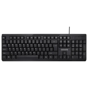 QWARE Wired Keyboard Liverpool Zwart