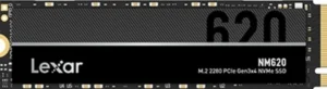 Lexar NM620 | 2TB NVMe SSD | M.2 Gen3 | 3.300MB/s Lezen | 3.000MB/s Schrijven