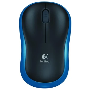 Logitech M185 | Draadloze Muis | Links- en Rechtshandig | RF | 1000 DPI | Zwart/Blauw
