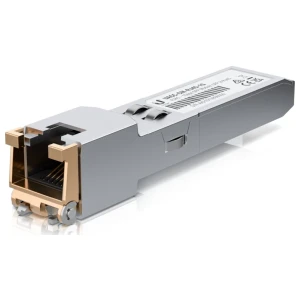 Ubiquiti UACC-CM-RJ45-1G | SFP Transceiver Module | 10/100/1000 Mbps | Koper | RJ45 | 100 m
