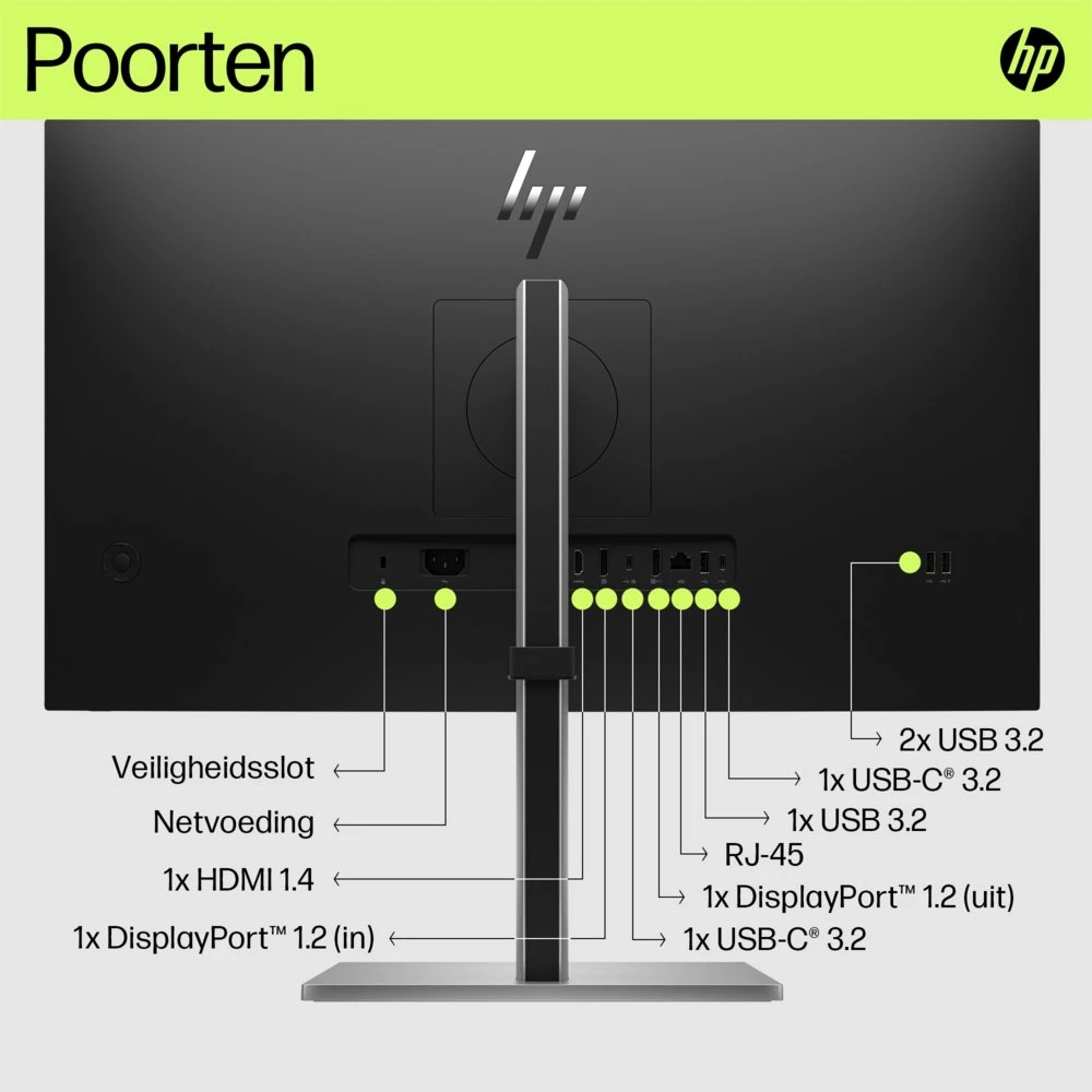 HP E27u G5 27" | 2560 x 1440 75Hz | USB-Hub | Monitor - Afbeelding 15