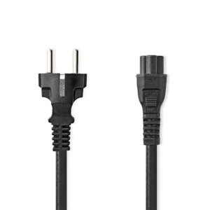 Nedis CEGL10130BK20 | Elektriciteitssnoer | 2 m | CEE 7/17 naar CEE 16/5 | Zwart