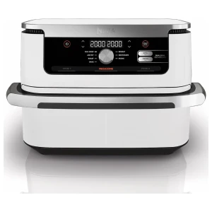 Ninja AF500EUWH Airfryer | Dubbele Mand | 10,4 Liter | Vrijstaand | 2470 Watt | Wit