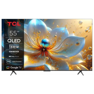 TCL 55T8C | 55" 4K Ultra HD QLED Smart TV | 120Hz | Google TV + Wifi | Dolby Vision & HDR10+ | HDMI 2.1 (2025)